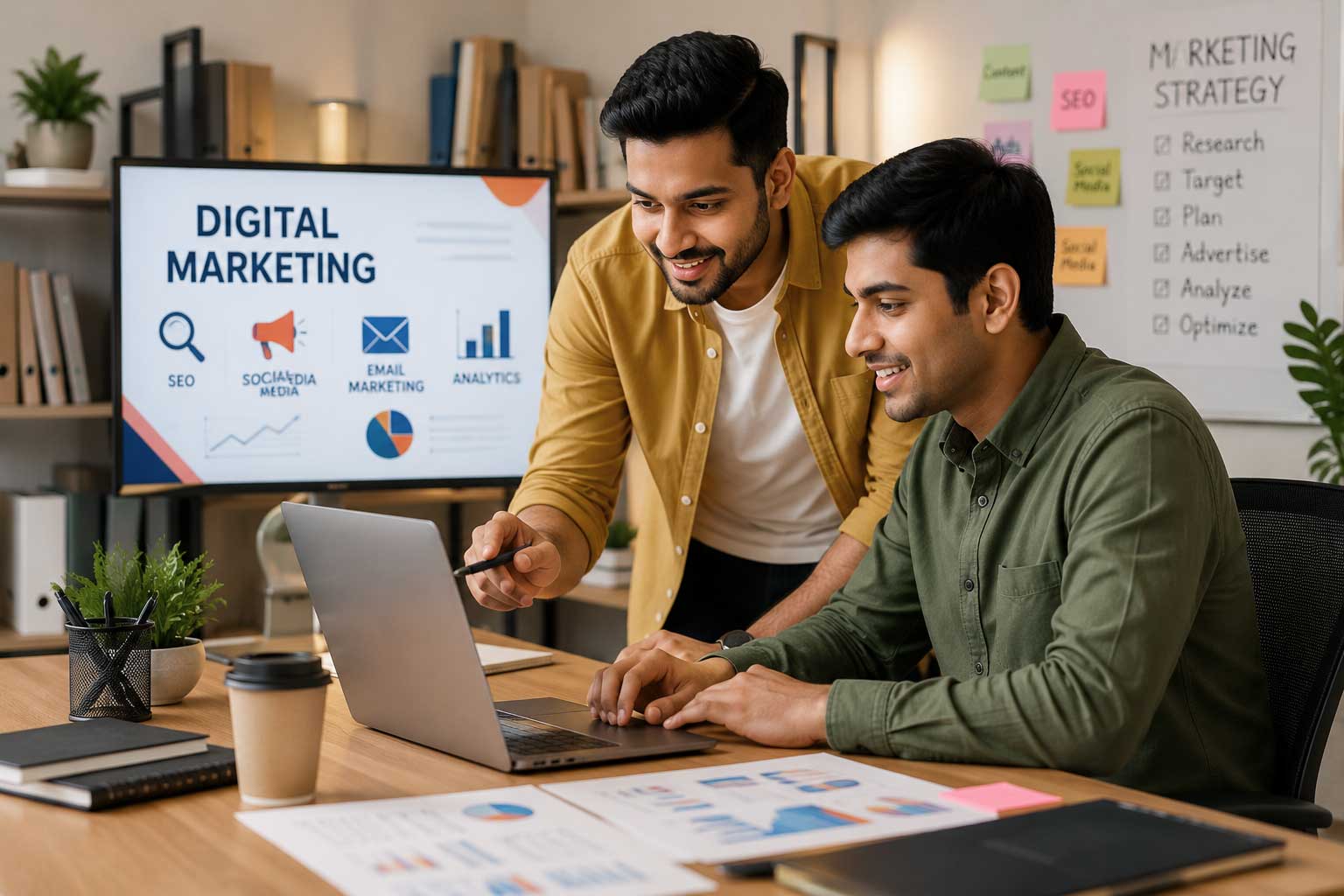 Digital marketing dashboard